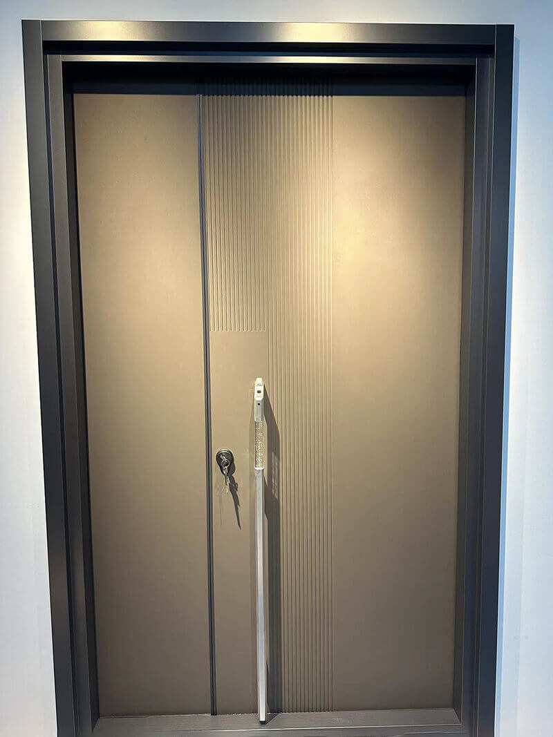    Factory customization sheet metal door design steel doors security home