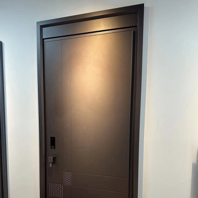 Aluminium door stainless steel security door
