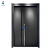 Residential main front entry metal doors aluminum security doors 