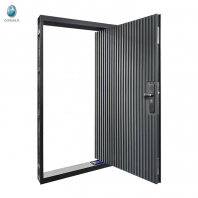 Modern security metal door residential pivot door for apartment 