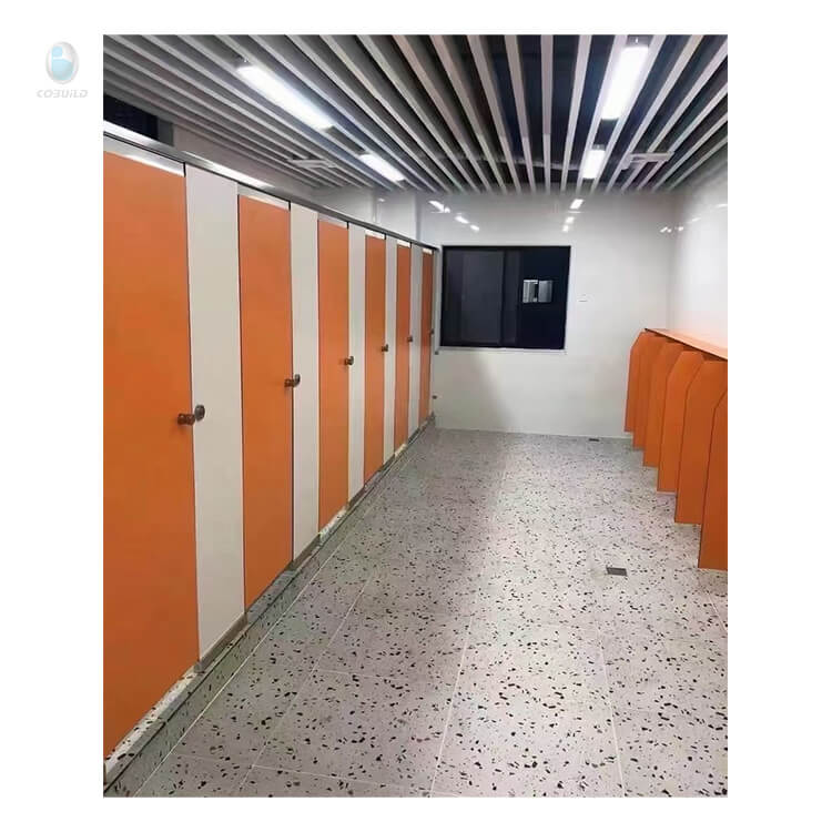 Public Toilet Cubicle Partition High Quality Waterproof HPL Partition Supplier 