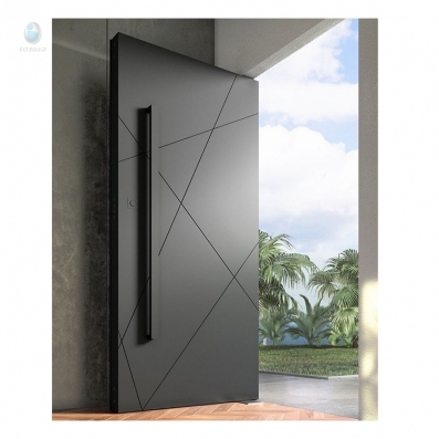 Custom Entrance Security Door Aluminum Main Front Pivot Porta Modern Entry Door